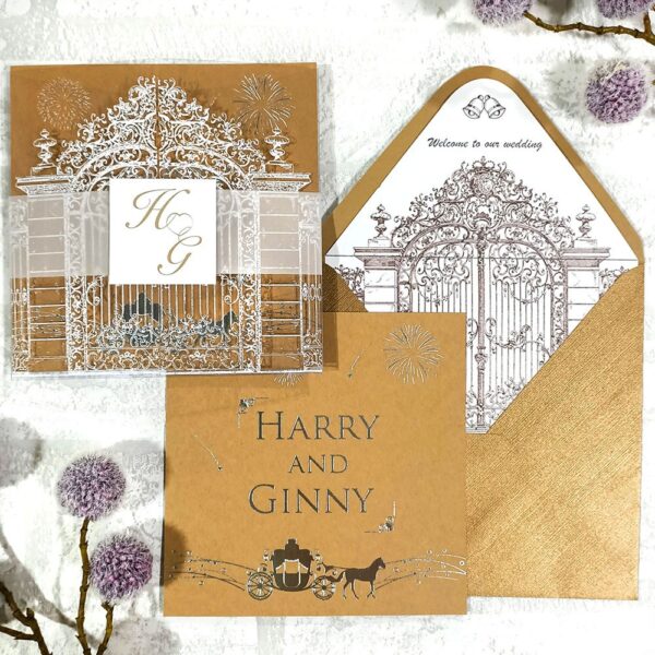 Alternative view of 哥德莊園-復古牛皮美式喜帖