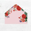 玫瑰花園-喜帖信封襯紙