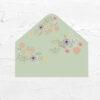 溫馨鄉村風小花-喜帖信封襯紙