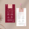 禾子喜帖優雅度假感-明信片喜帖可配流蘇