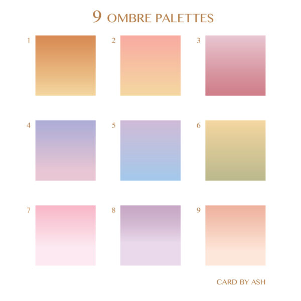 Alternative view of 電子喜帖|絢爛煙火 - 9色漸層,似顏繪電子喜帖, 少量印刷