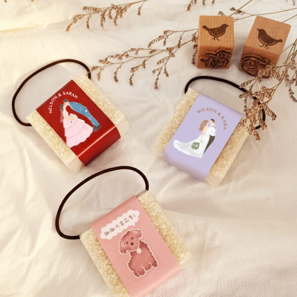 Alternative view of 25色似顏繪喜米- 美式婚禮小物, 似顏繪婚禮小物, 日式粉彩