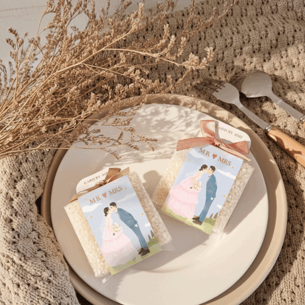 Alternative view of 星星小屋-似顏繪喜米, 婚禮小物, 似顏繪婚禮小物, 客製化喜米, 日式粉彩